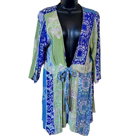 SOFT SURROUNDINGS Carnival Batik Topper - Picture 1 of 11